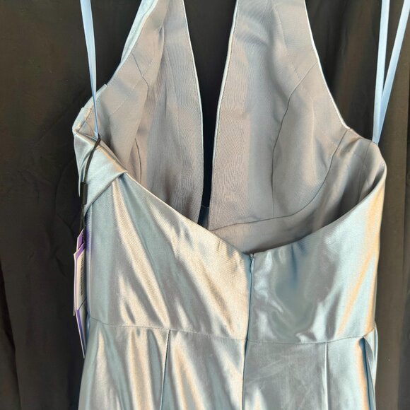 Halter Neckline Long Column Dress by LaDivine - M - Picture 6 of 6